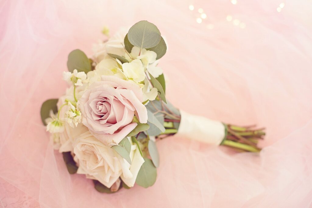 wedding bouquet, bridesmaid bouquet, nature, pink, beautiful flowers, roses, flowers, bouquet, flower wallpaper, flower background, wedding, bridal